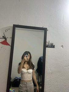 Gathered Bustier Top