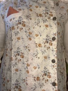 Men&#39;s Floral Print Kurta