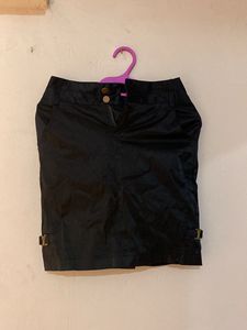 Knee Length Black Skirt