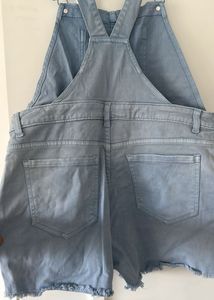 Denim Overall Jumper Suit, Waist-30