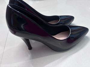 Black Patent Pointed Toe Heels