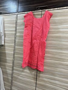 Pink Embroidered Dress