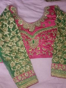 New Unused Designer 3 Piece Lahanga Choli