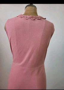 Elegant Pink Maxi Dress