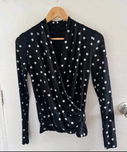 Polka Dot  Top 🖤