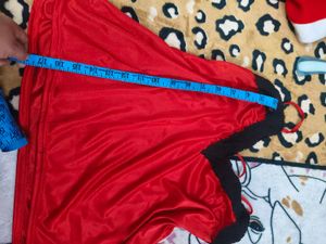 Like New Red Satin Lingerie Set in 32 bust