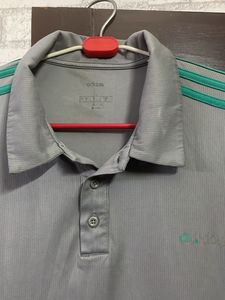 Adidas Collar Tshirt Striped