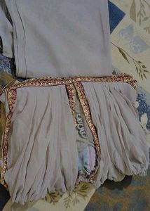 Grey Elegant Ethnic Anarkali