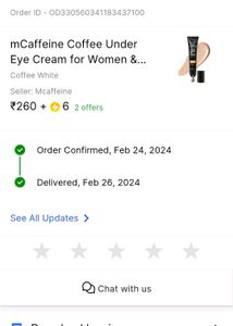 M caffeine Under Eye Cream