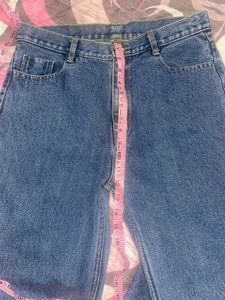 High waisted Blue Jeans