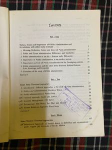 Public Administration: Concepts &amp; Theories : By S P Naidu