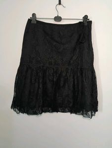 Black Lace Skirt