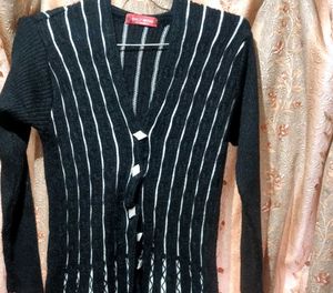Stylish Striped Cardigan