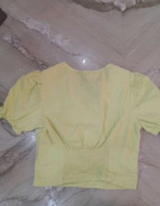 Cute Green Crop Top in XS size.