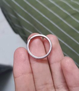 real Silver Band Ring