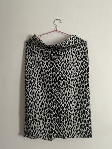 Zebra Print Skirt