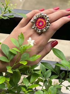 Rudikaa- Adjustable Traditional Handmade Hand Ring