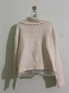 H&amp;M Women Cream Cardigan