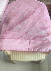 Pink Embellished saree