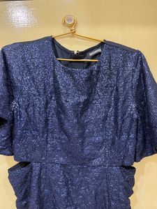 Blue Shinny Middi