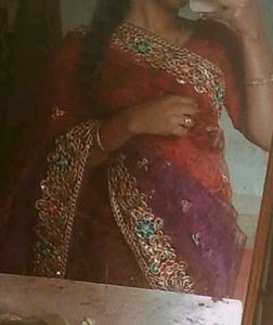 Embroidered Ethnic Saree