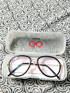 Mens Black Frame Metal Sticks Glasses