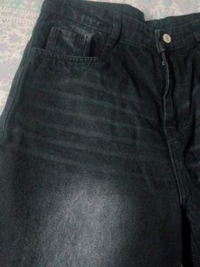 Blackish baggy Denim Jeans