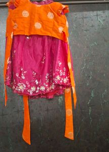 Ethnic Lehenga For Kids
