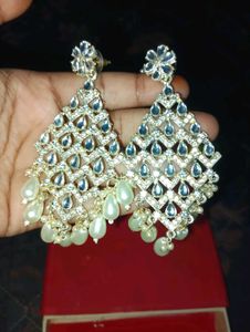 Golden Colour Pearl Earring