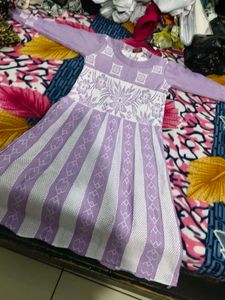 Elegant Lavender Kurta Set