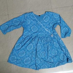 Light Blue Peplum top