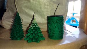Any 1 piece Christmas Tree Candles