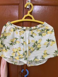 Lemon Print Shirt and short set