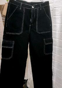 Baggy Black Denim Jeans
