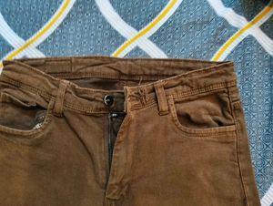 Brown Denim Jeans