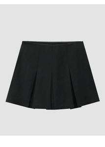Pleated Black Skirt