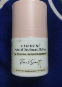 Carmesi Natural Deodorant Roll-on Floral Sunset