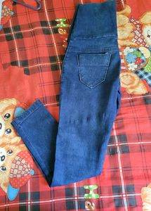 Girls High Waist Jeans