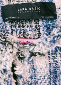 ZARA BASIC Tweed Style Jacket