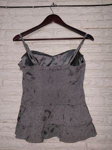 Grey Corset Type Top