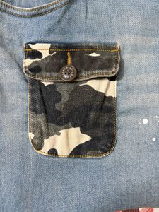 Amerigo Vespucci Camo Patch Baggy Jeans