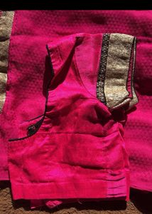 Magenta Saree