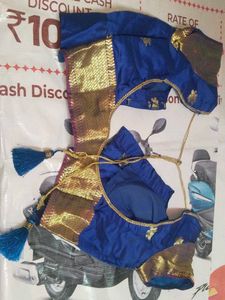 Blue &amp; Gold Blouse