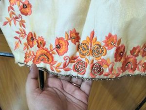 Coral Lehanga Choli Dupatta
