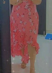Pink Floral Dress