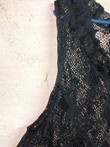 NEW Oversized See-through Fashion Tank Top Netted