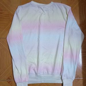 Rainbow Full Sleeves Tshirt For Women
