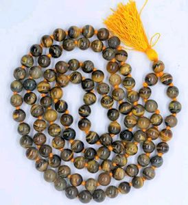 Tiger&#39;s Eye Mala 108 Beads