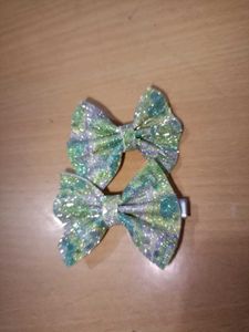 Sparkly Hair Bows (Set of 2)
