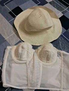 Combo Of Three Imported Corset And Hat